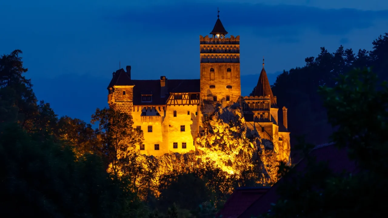 the bran castle of dracula in romania