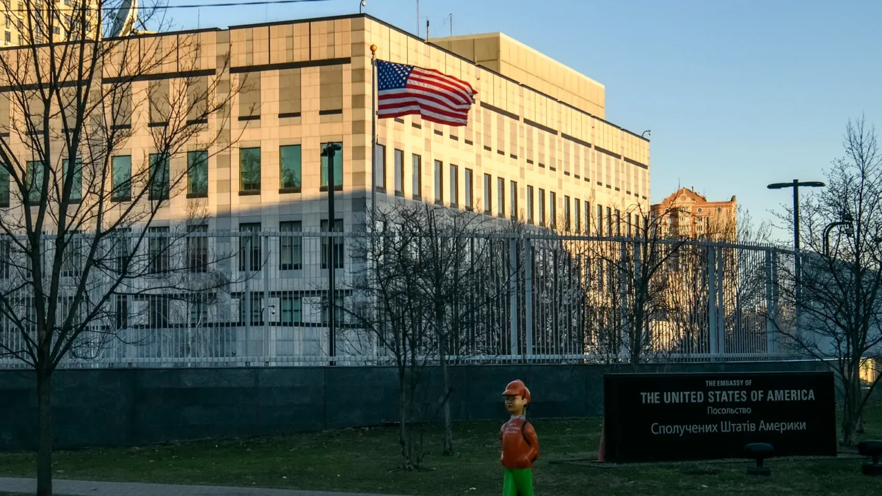 the building of the us embassy in ukraine kyiv ukraine
