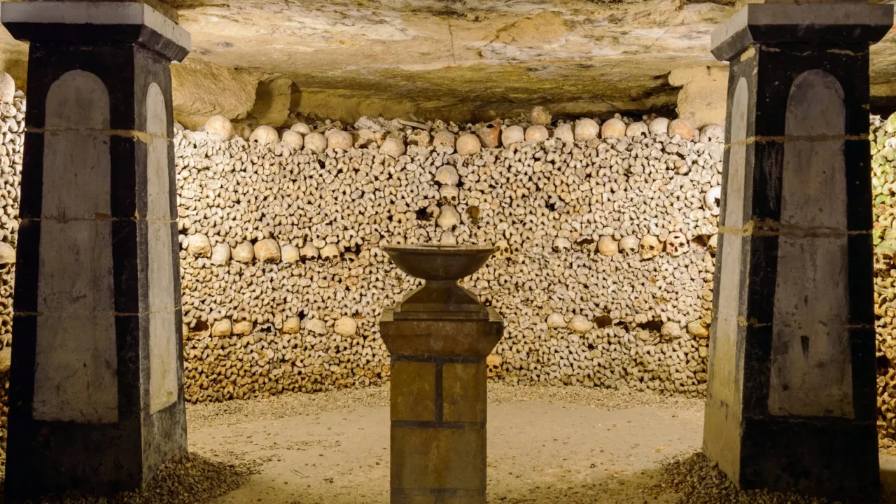 the catacombs of paris france they are underground ossuaries and