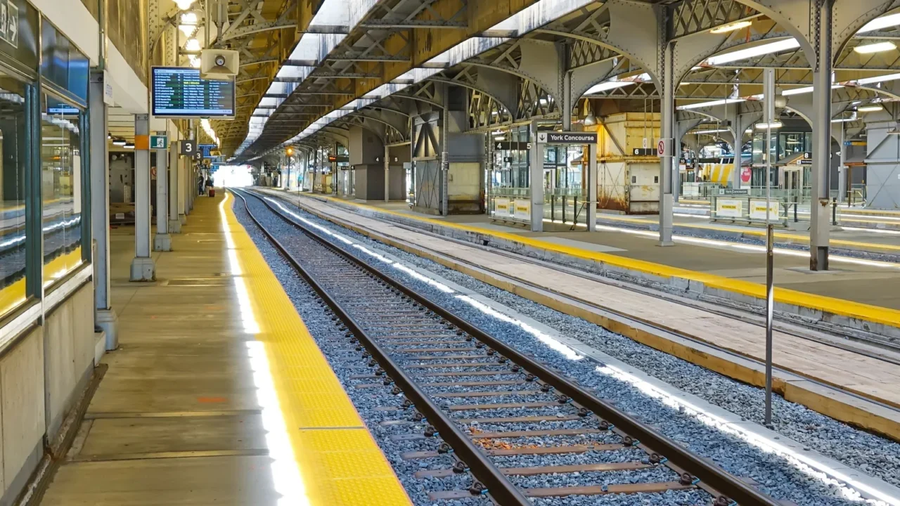 toronto ontario canada27 june 2017 toronto union station via rail