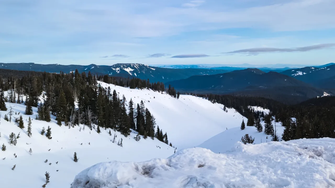 view of the mountains from the timberlaine plateau oregon the