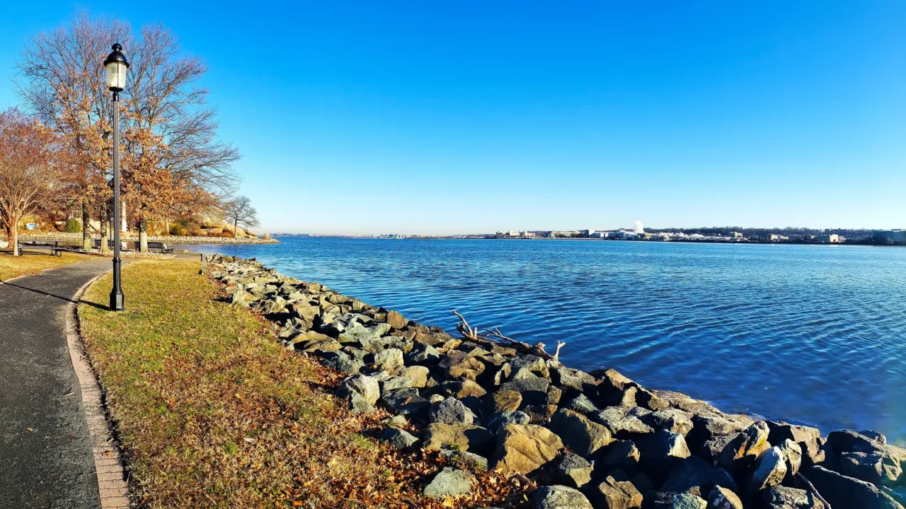 waterfront of old town alexandria in virginia usa a popular