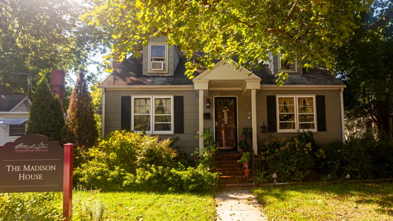 chestertown md usa 08302020 view of a historic house owned