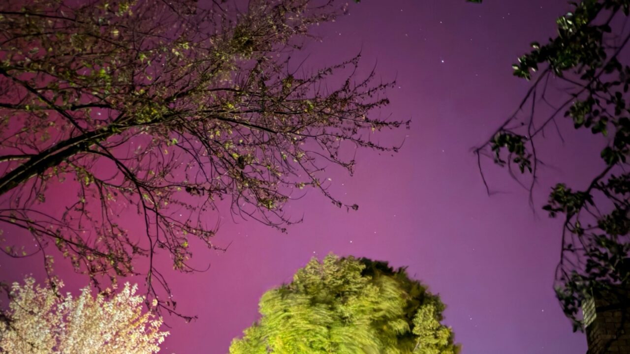 Northern Lights seen from Northeast Arkansas United States on November 11, 2025