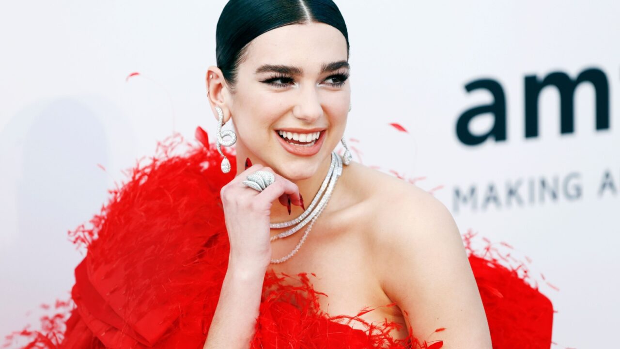 CAP D'ANTIBES, FRANCE - MAY 23: Dua Lipa attends the amfAR Cannes Gala 2019 at Hotel du Cap-Eden-Roc on May 23, 2019 in Cap d'Antibes, France.