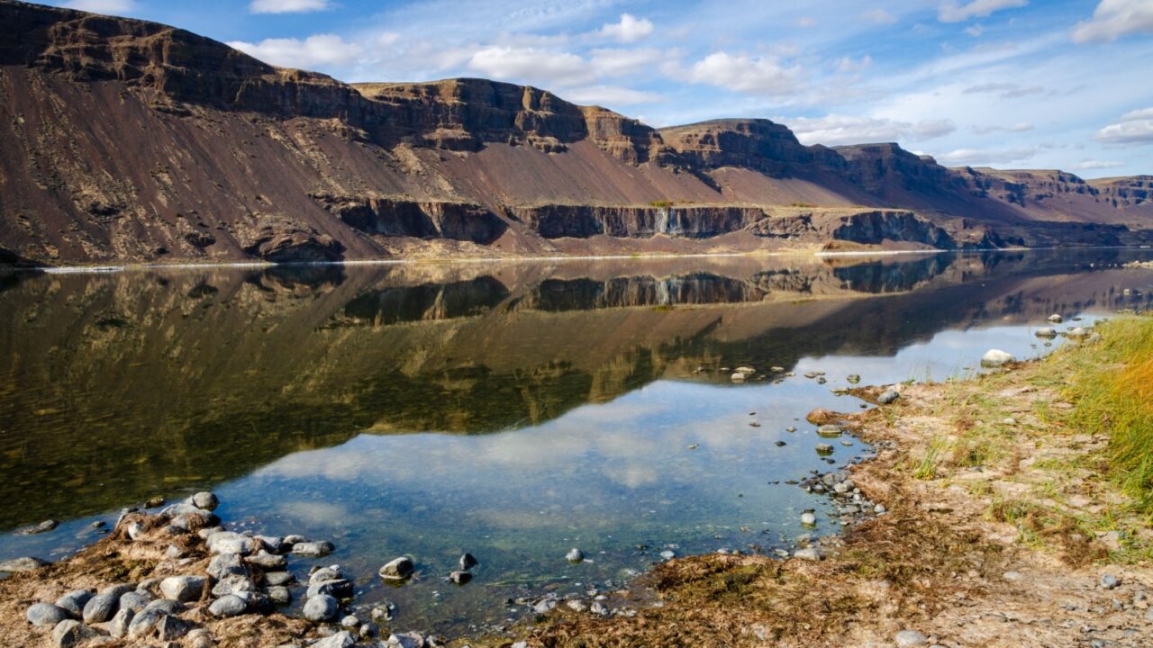 Sun Lakes-Dry Falls State Park in Washington State, USA