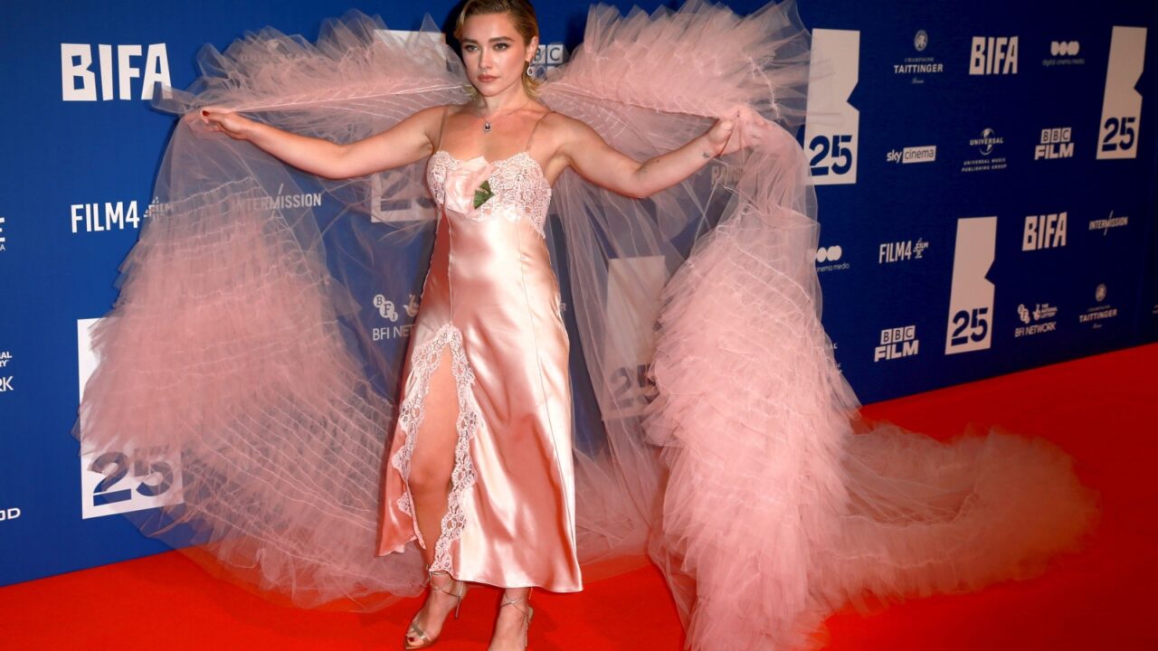 London United Kingdom - December 04, 2022: Florence Pugh attends the 25th British Independent Film Awards at Old Billingsgate in London, England.