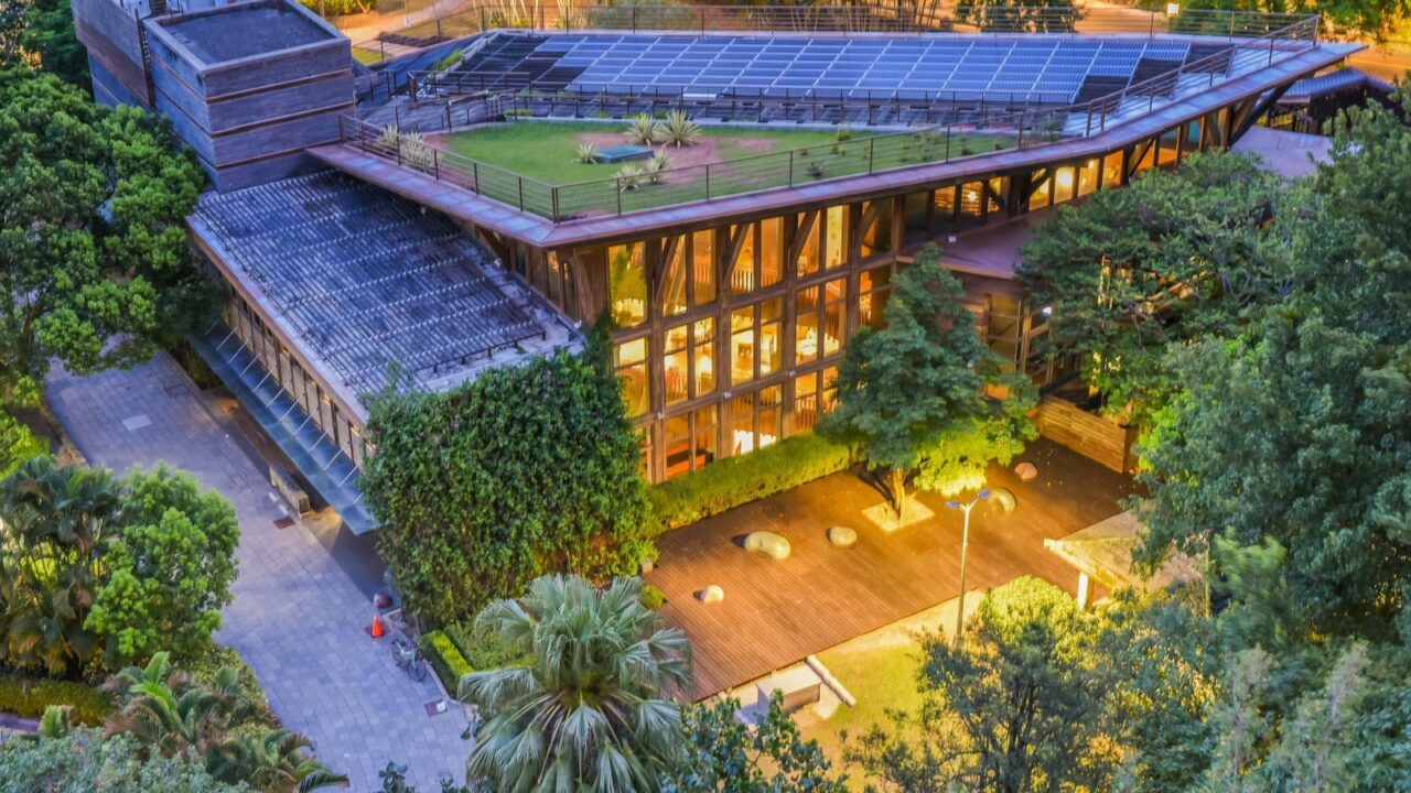 Taipei, Taiwan-July 29, 2022: Landscape View Of Beitou Area (Taipei Public Library And Hot Spring Museum) From Radium Kagaya International Hotel