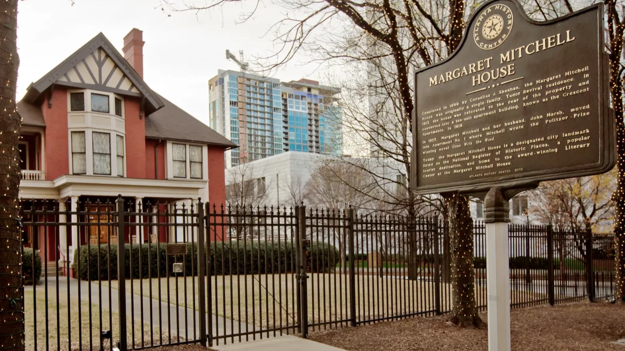 april 2017 atlanta usa margaret mitchell house