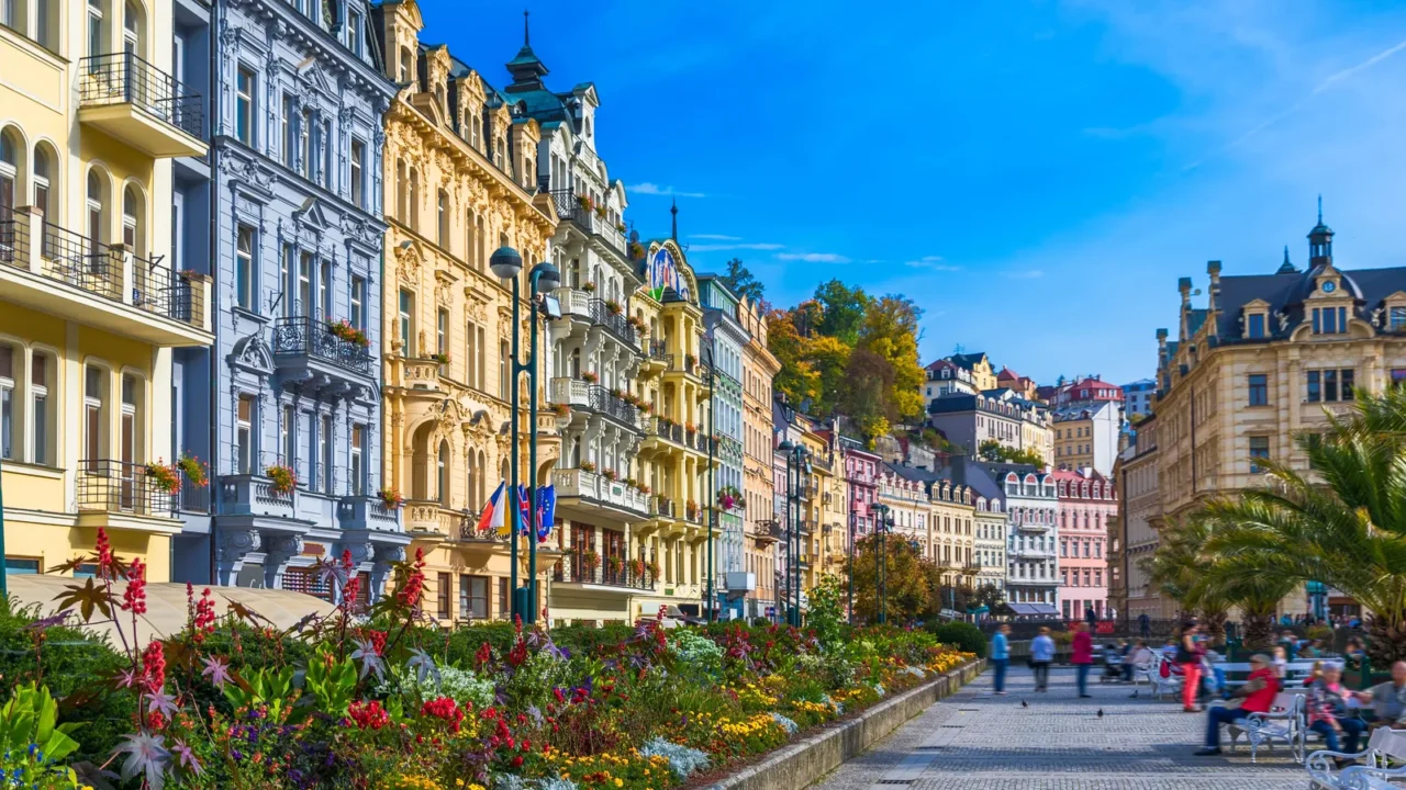 architecture of karlovy vary karlsbad czech republic it is the
