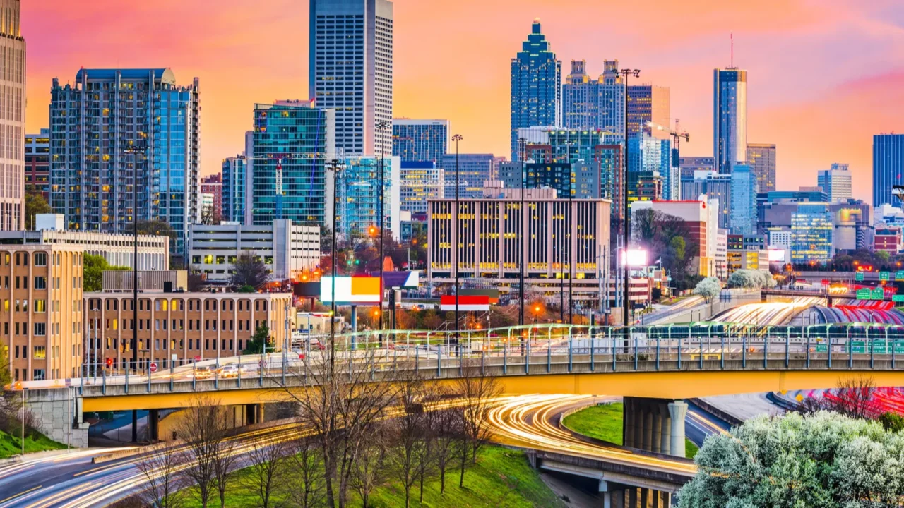 atlanta georgia usa skyline