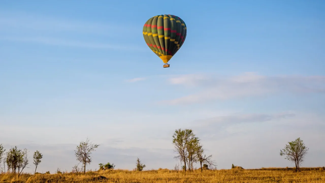 balloon in northern tanzania