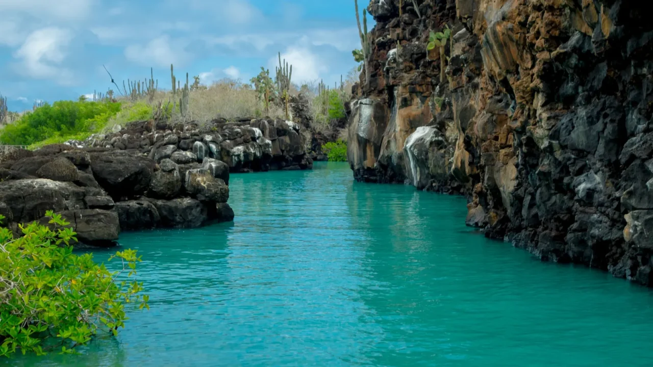 beautiful landmark las grietas is a geological canyon formation in