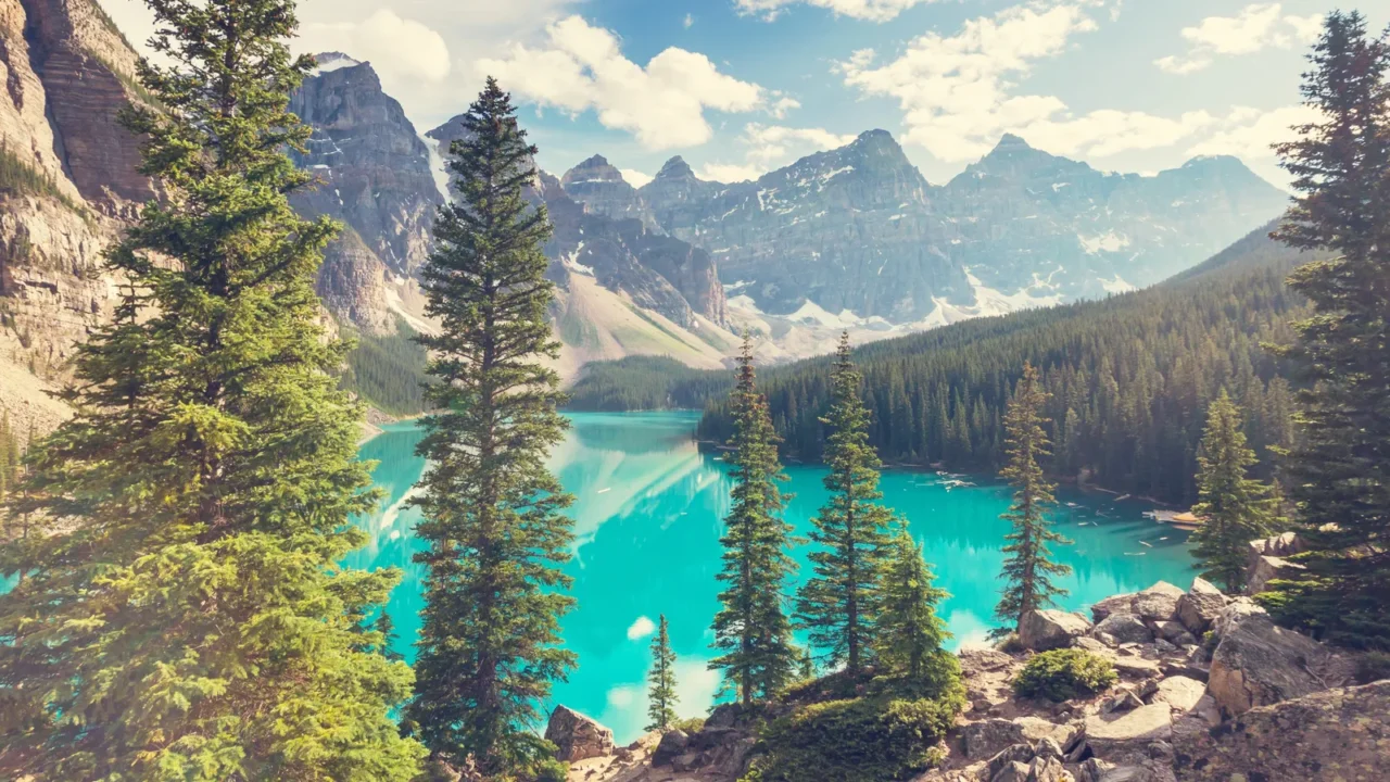 beautiful moraine lake