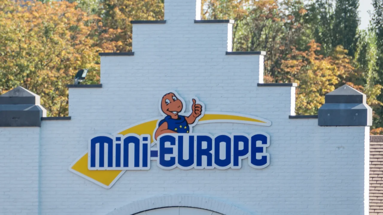 brussels belgium october 9 2021 mini europe is a miniature