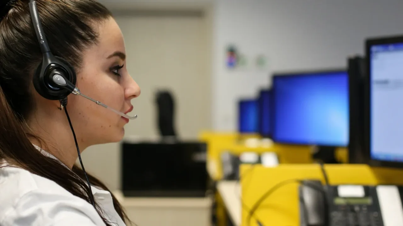 bucharest romania  february 11 2019 112 emergency number operator