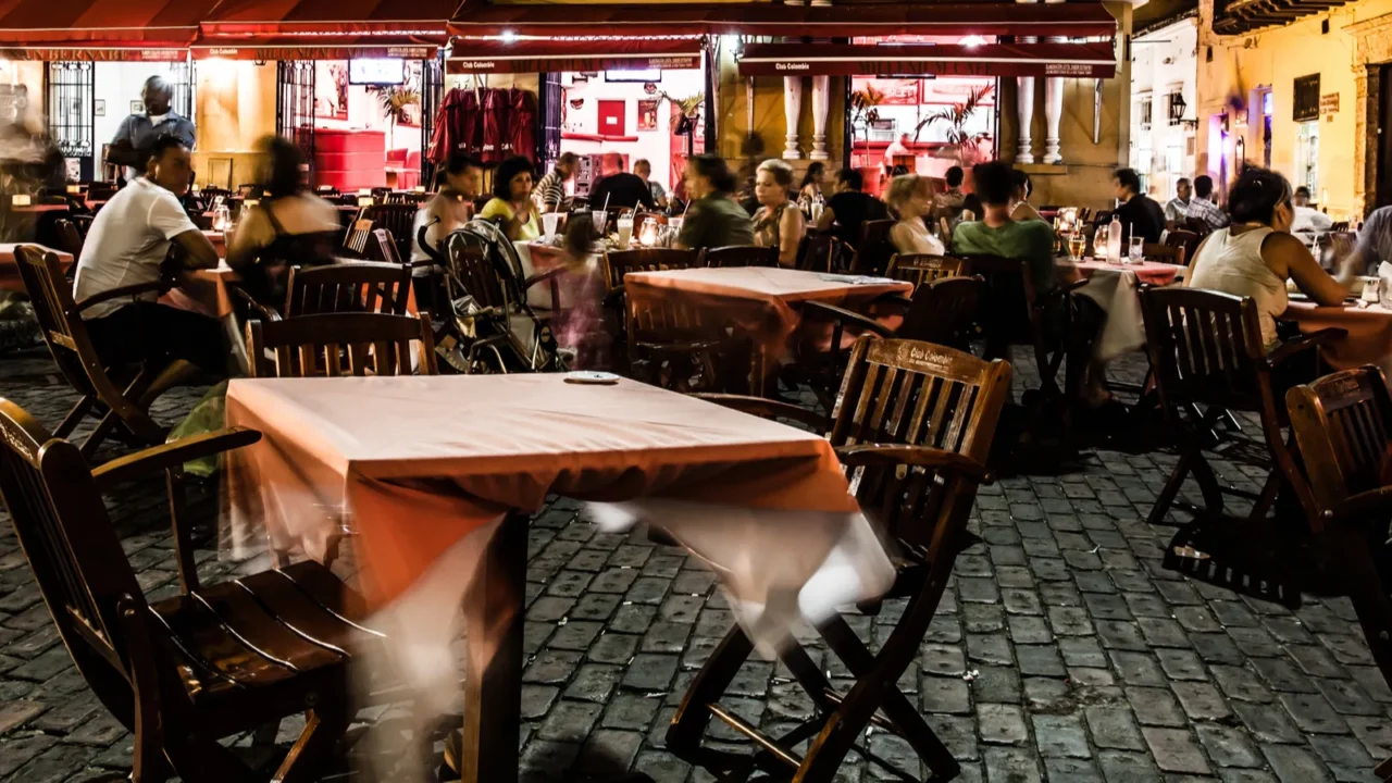 cartagena de indias at night colombia