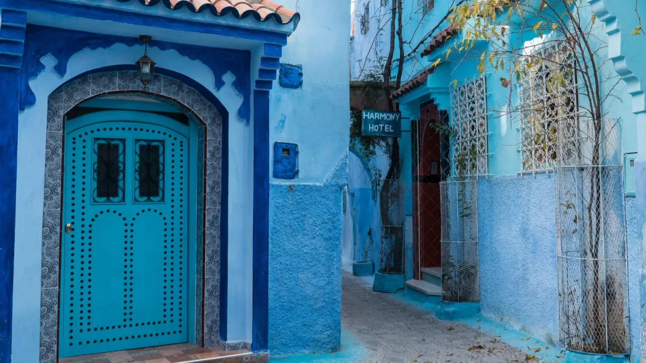 chefchaouen morocco  january 10 2017 chefchaouen is the chief
