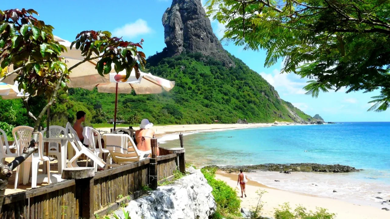 chilling around in praia conceio on of the best beaches