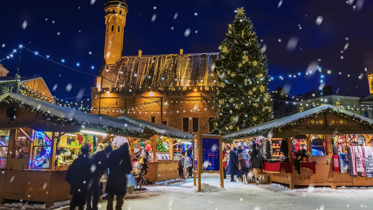christmas market in tallinn estonia