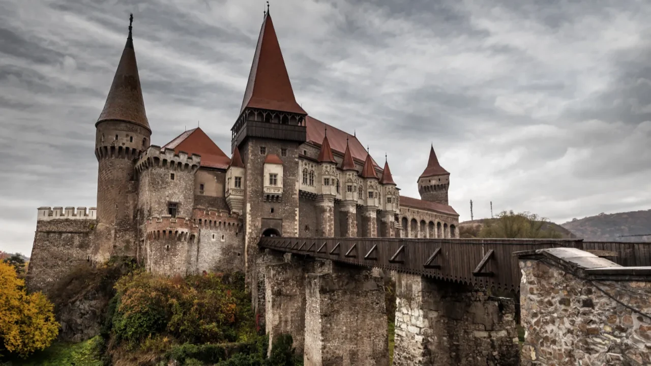 corvin castle in hunedoara romania