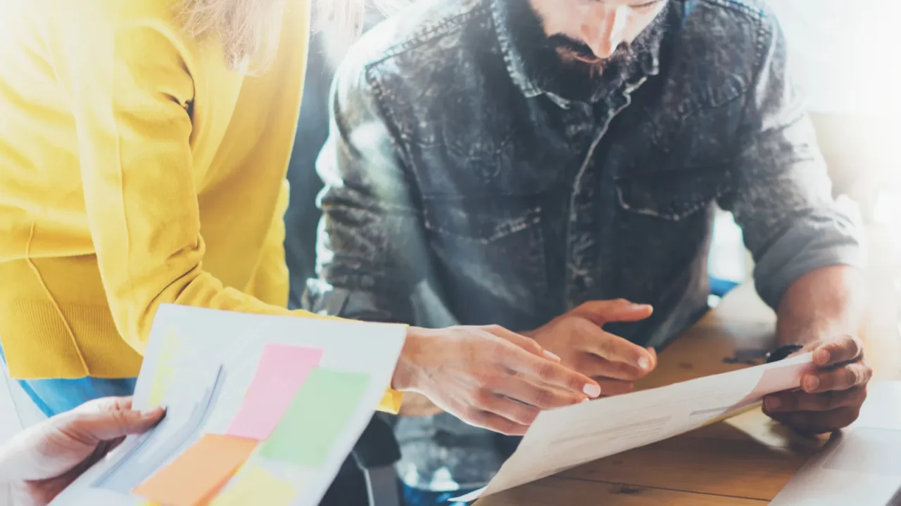 coworkers team brainstorming during work process modern loft business startupteamwork