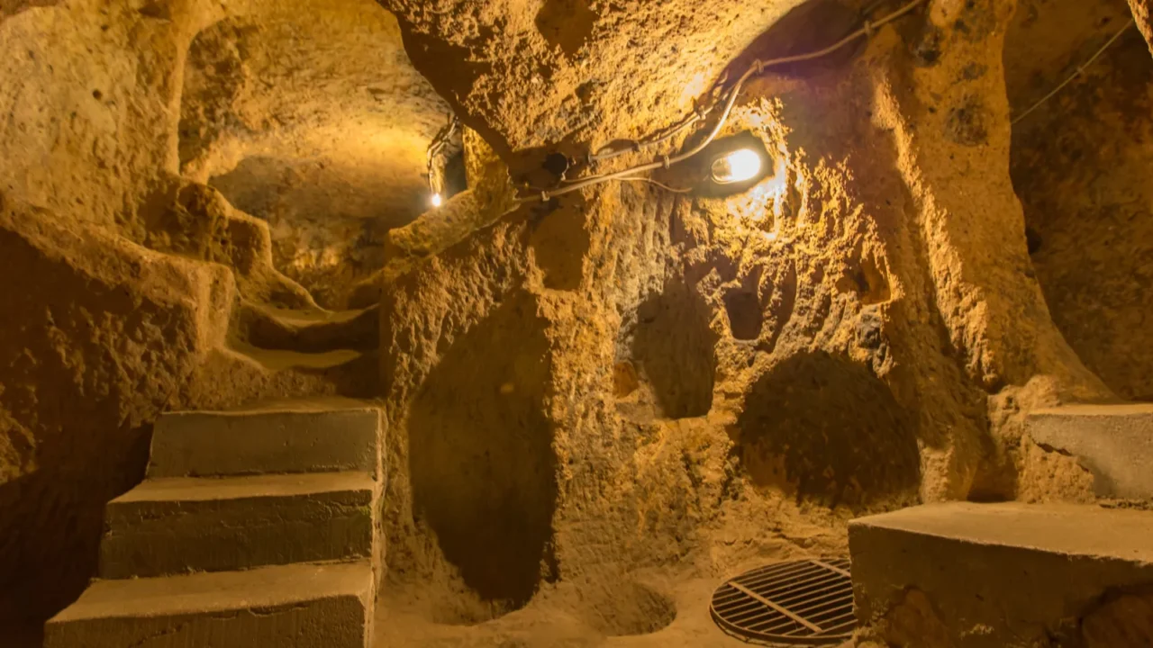 derinkuyu cave city in cappadocia