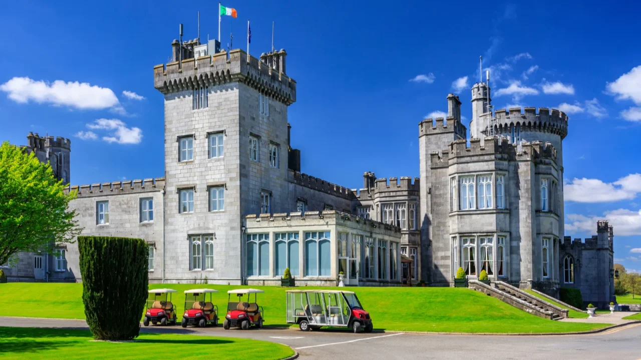 dromoland castle in county clare on a summer day ireland