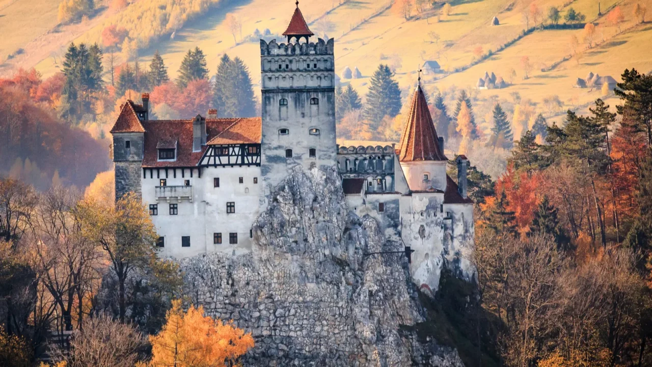 europe transylvania romania 13th century castle bran associated with vlad