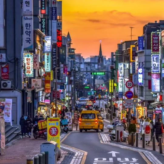 International markets and night streets trending after Netflix dramas