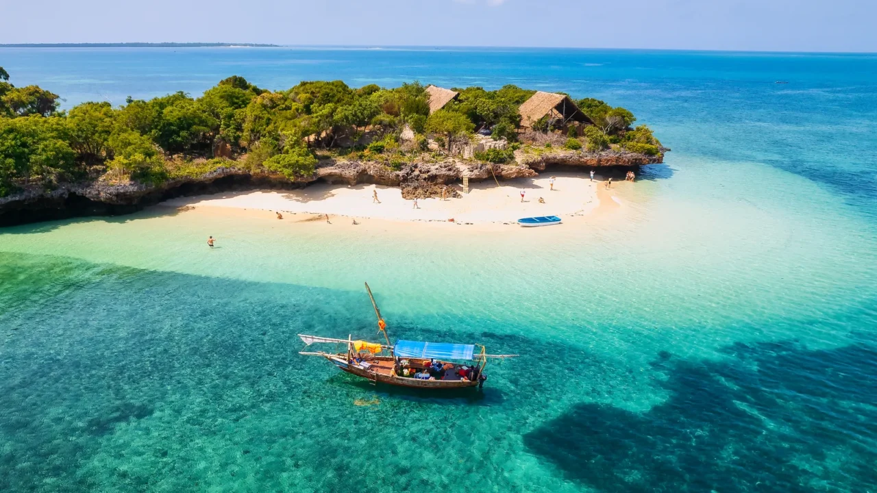 experience the breathtaking view of mtende beach in zanzibar tanzania