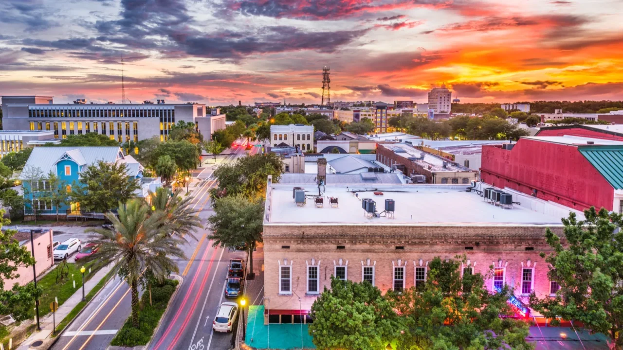 gainesville florida usa skyline