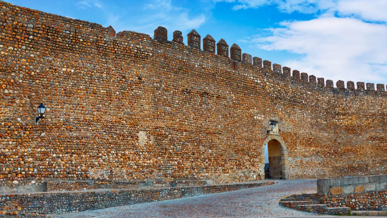 galisteo village in caceres of extremadura