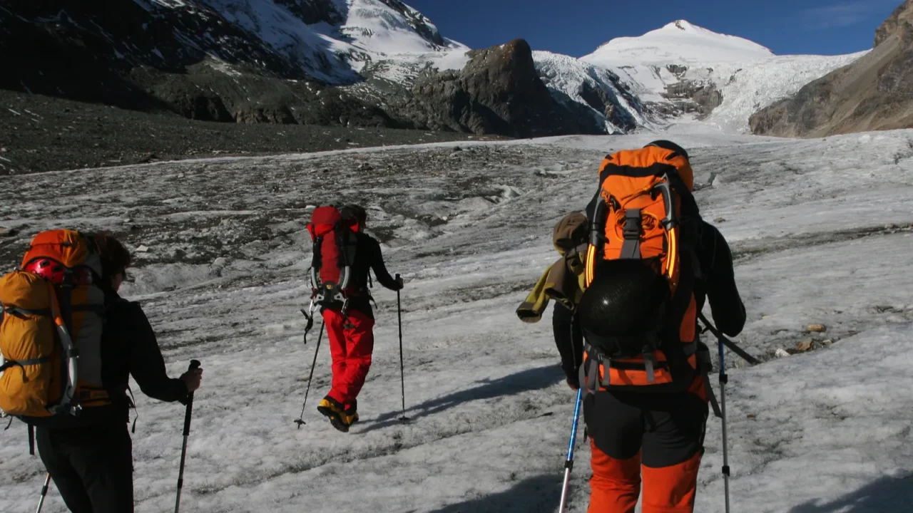 glacier trekking