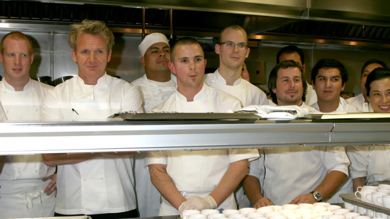gordon ramsay and his staff