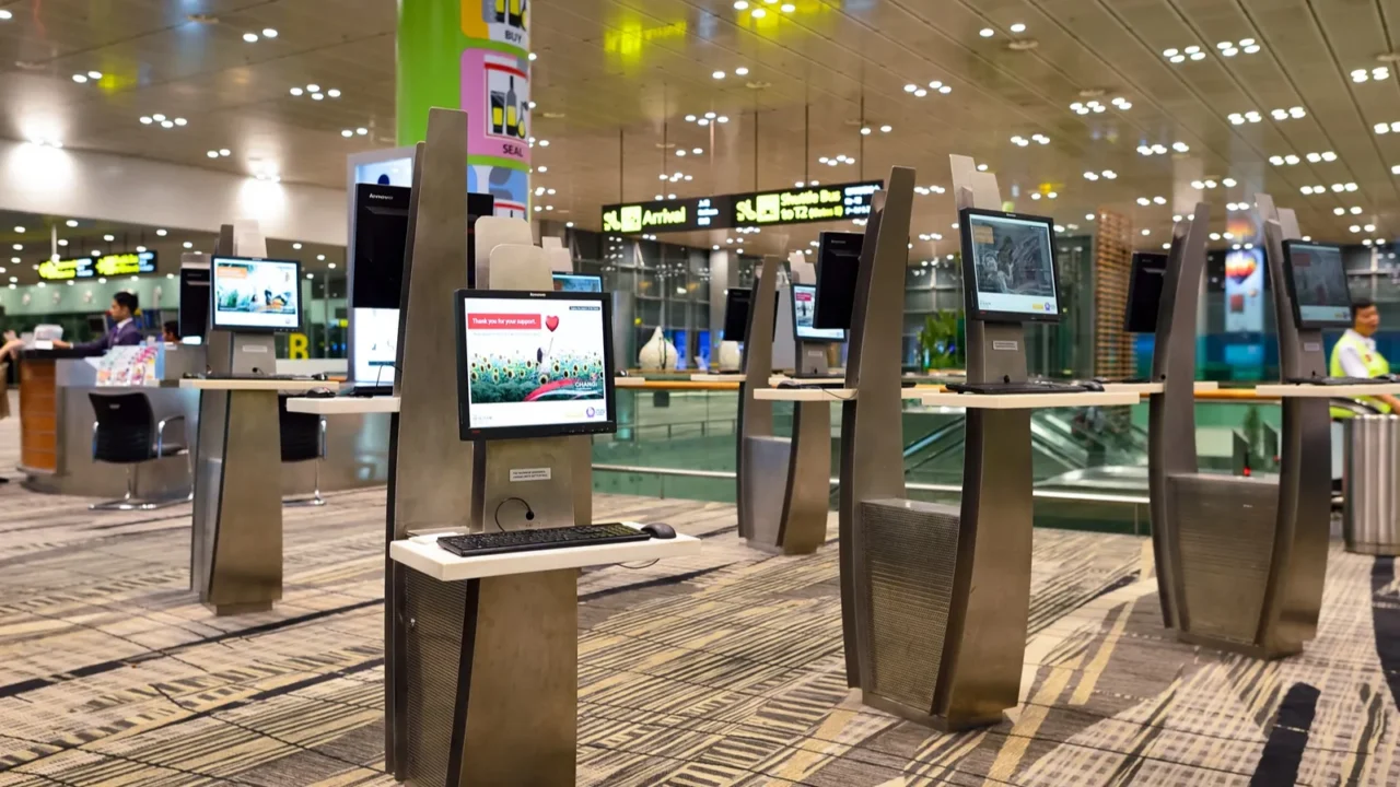 interior of changi airport