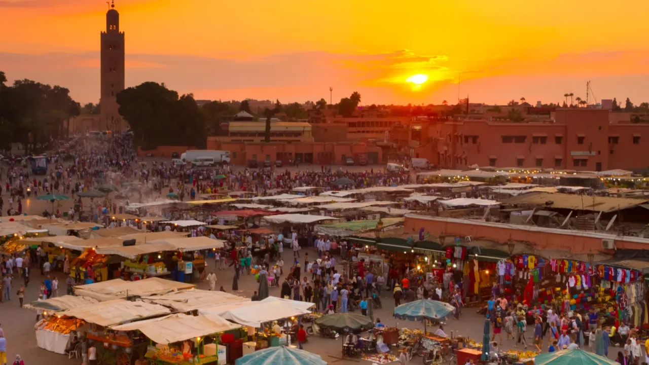 jamaa el fna marrakesh morocco