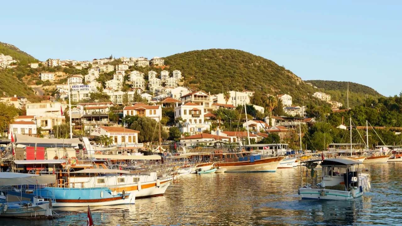 kash turkey  december 5 2022 view of the turkish