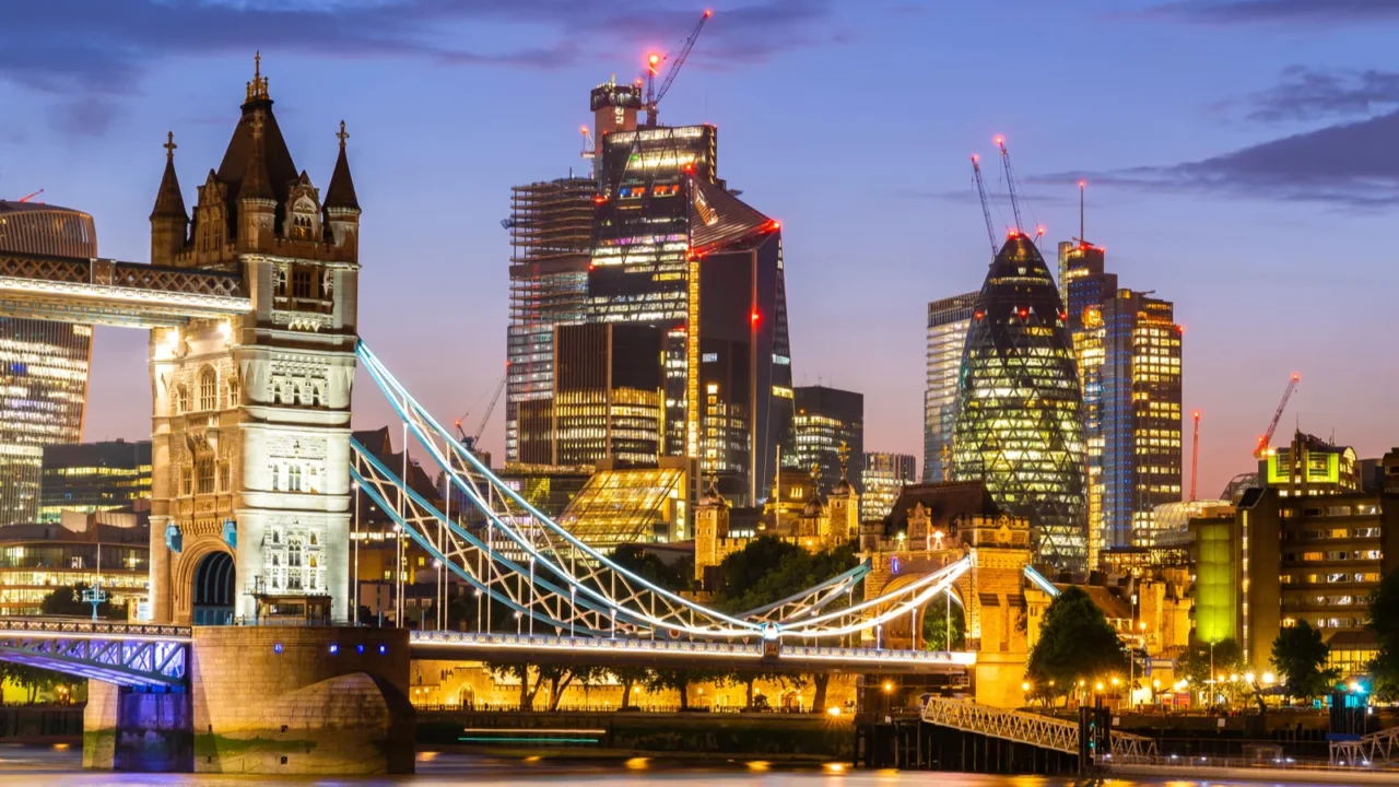 london tower bridge at london uk