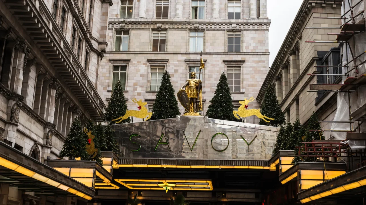 london united kingdom  january 1 2017 facade of the