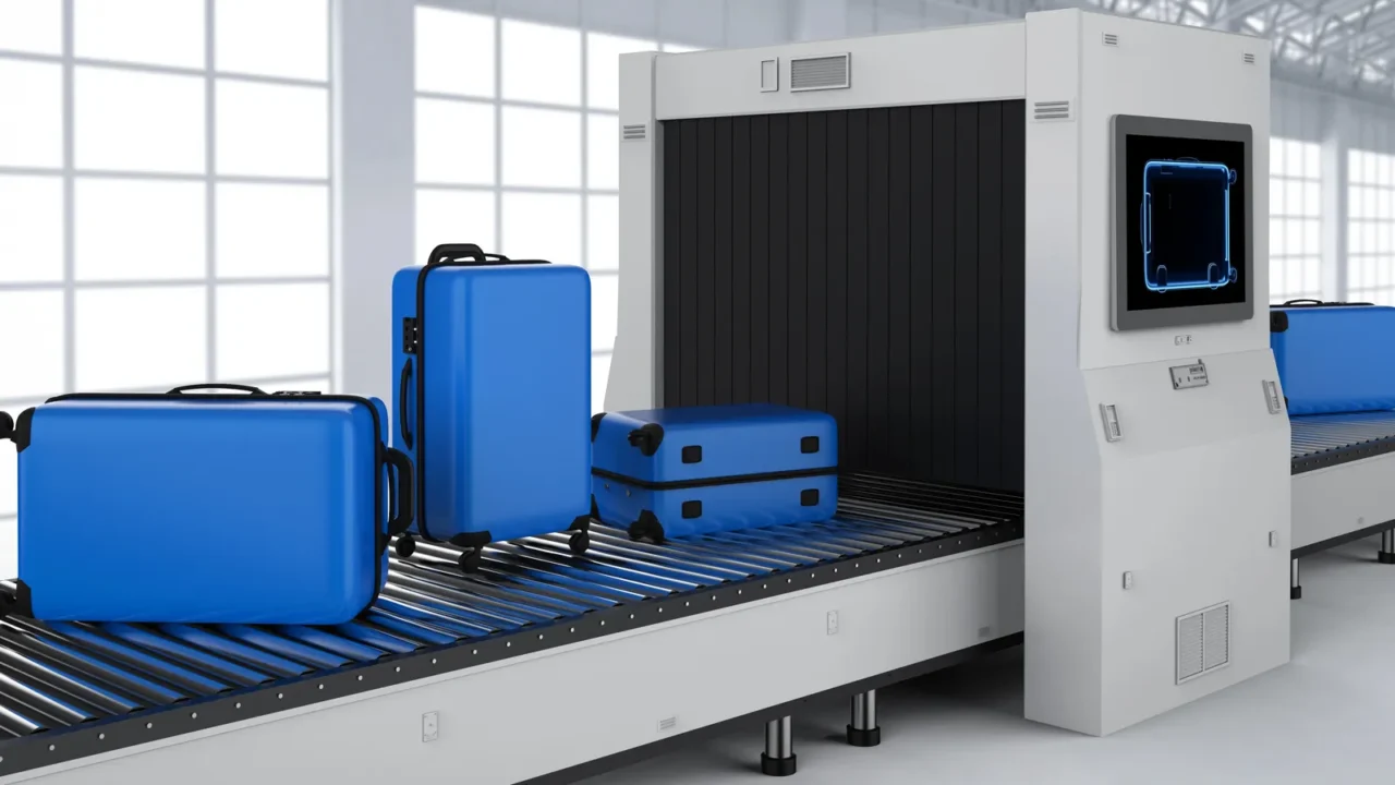luggages scan machine