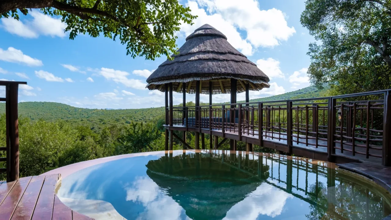 luxury pool south africa kwazulu natal luxury safari lodge in