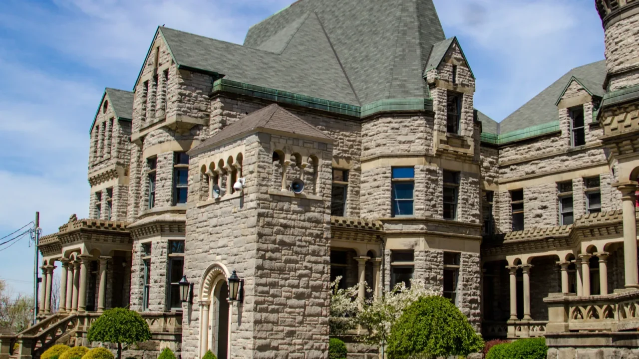 mansfield ohio usa  april 18 2017 exterior of the