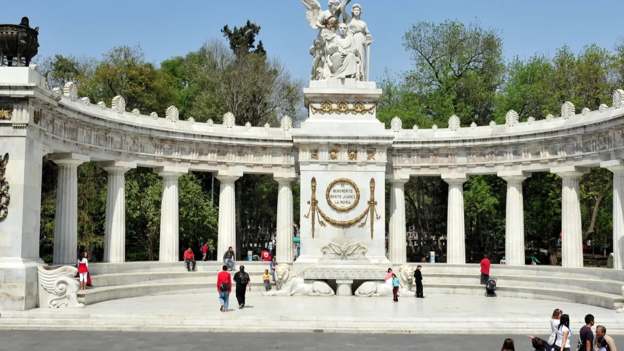 monument to benito juarez in mexico city mexico