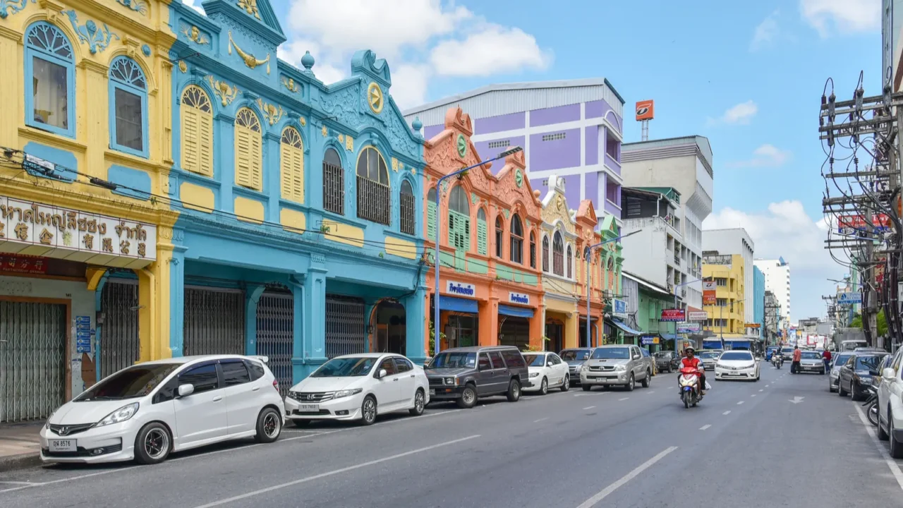 old historic houses in hat yai
