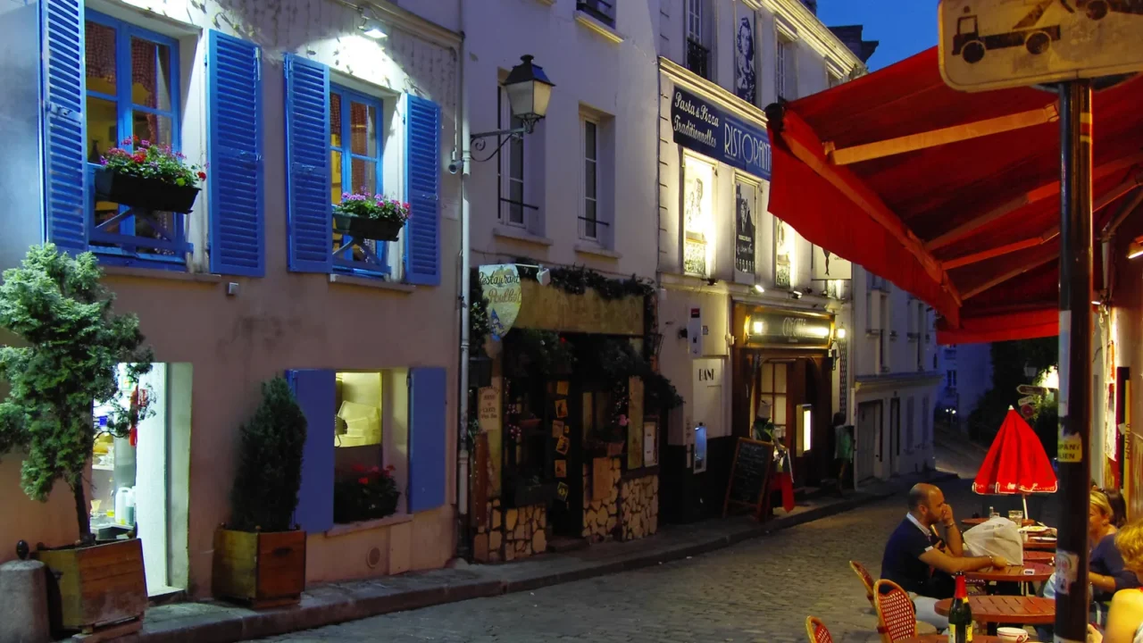 paris 1 july 2014 people walking in the