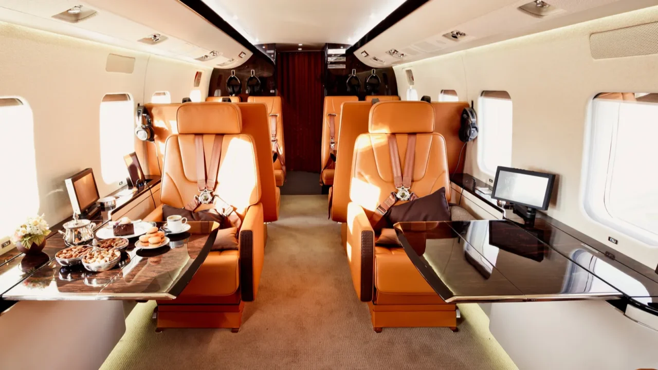 private plane interior
