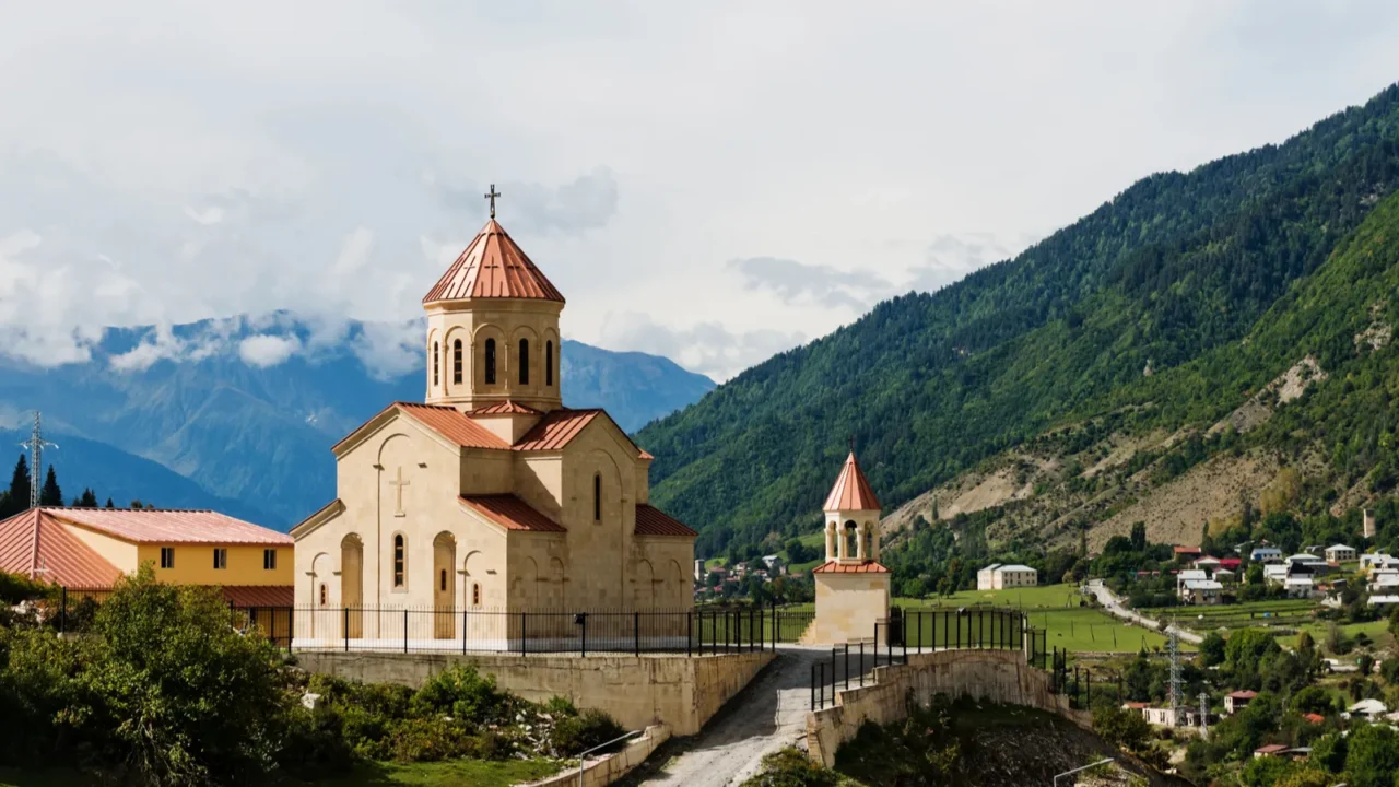 saint nicholas church in mestia