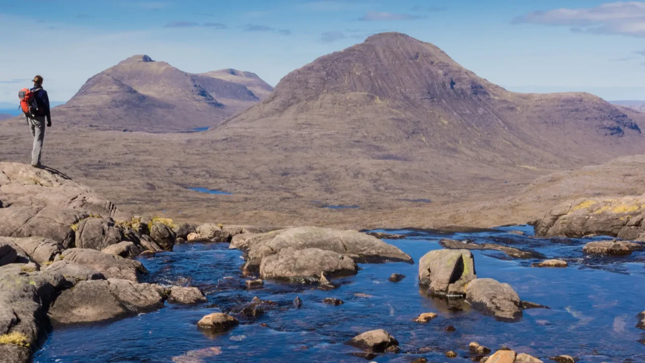 summits of beinn a chearcaill and beinn an eoin