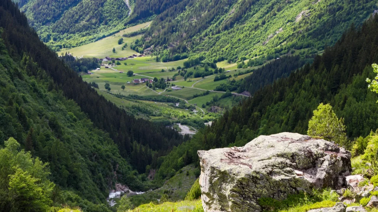 switzerland mountains in summer
